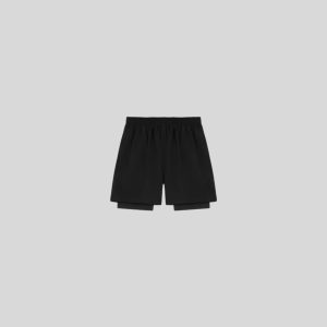 SOLO BLACK  2 IN 1 SHORTS
